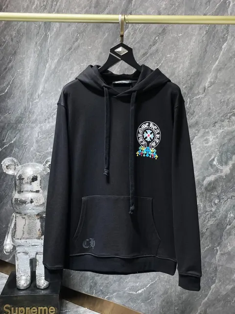 Chrome Hearts Hoodie Cross Logo Embroidery