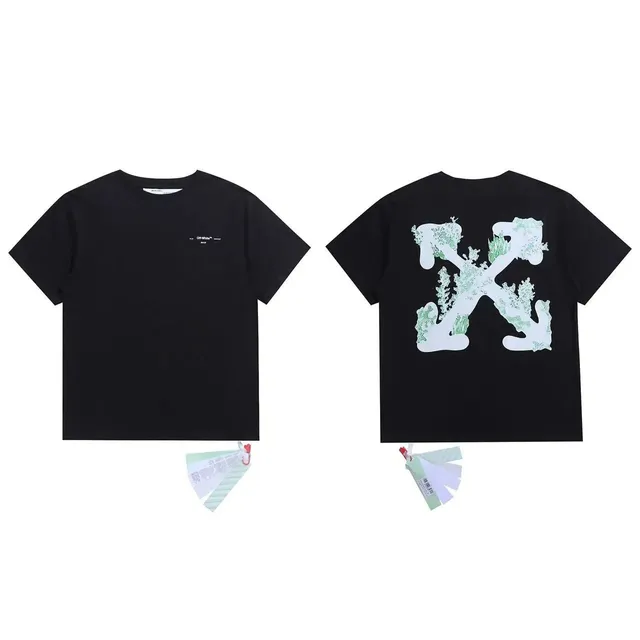Off-White Arrow Graphic T-Shirt Moss Print
