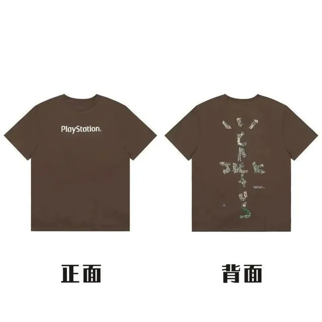 Travis Scott × PlayStation t shirts