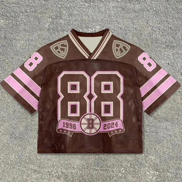 Mesh Jersey 88 Brown Pink