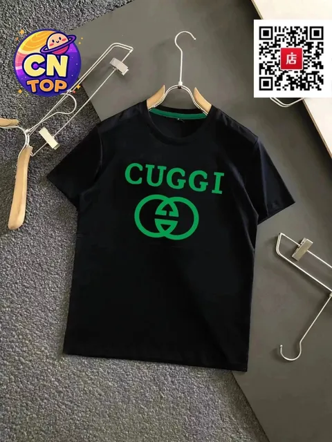 Gucci Logo T-Shirt Green GG Print