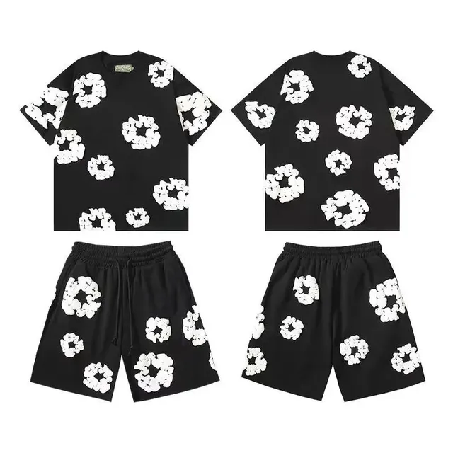Denim Tears Printed Set Scrunched Flower Print