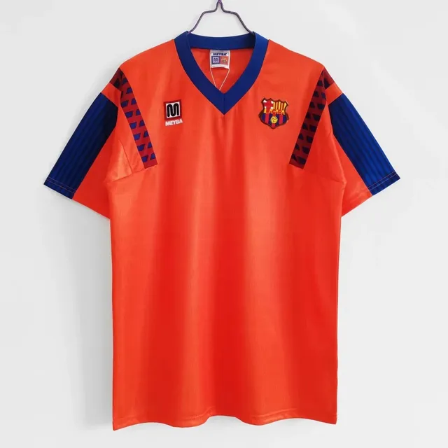Meyba FC Barcelona Home Jersey 1990s V-Neck