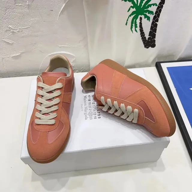 Maison Margiela Future Sneaker Coral Suede