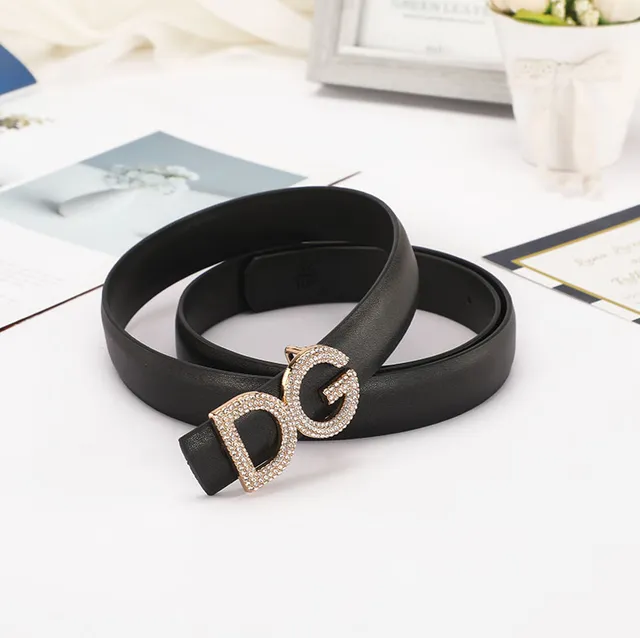 Dior DG Logo Belt Crystal-Embellished