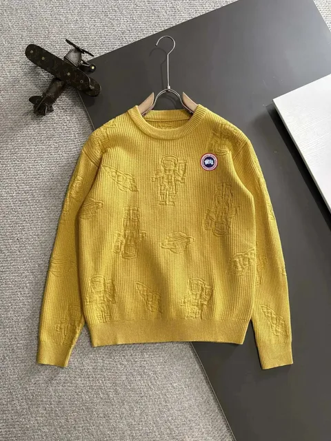 Canada Goose Knit Sweater Embroidered Logo