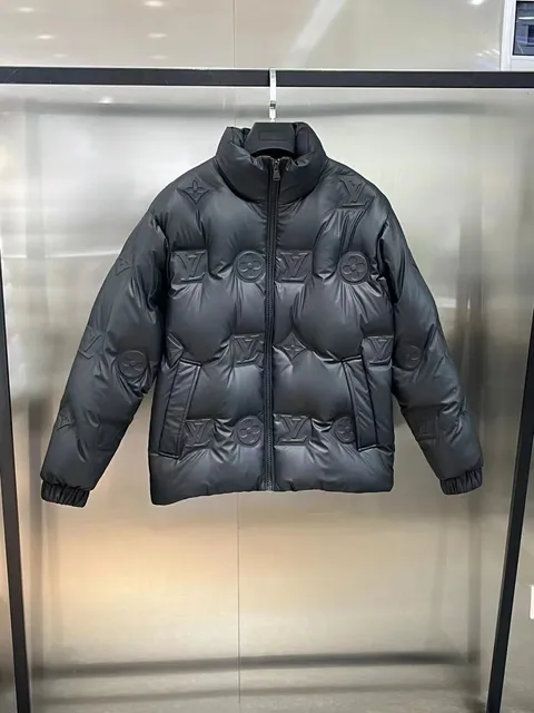 Louis Vuitton Monogram Puffer Jacket All-Over Embossed LV