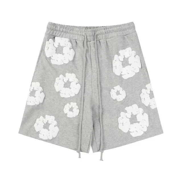 Gallery Dept. Scrunched Logo Shorts Cloud Print