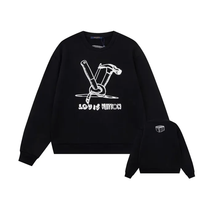 Louis Vuitton Crewneck Sweatshirt Hammer and Chisel Print