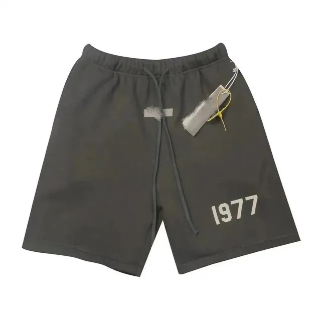 Fear of God Essentials Shorts 1977 Print Grey