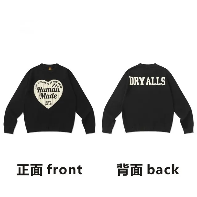 Knit Sweater Human Made Heart Logo