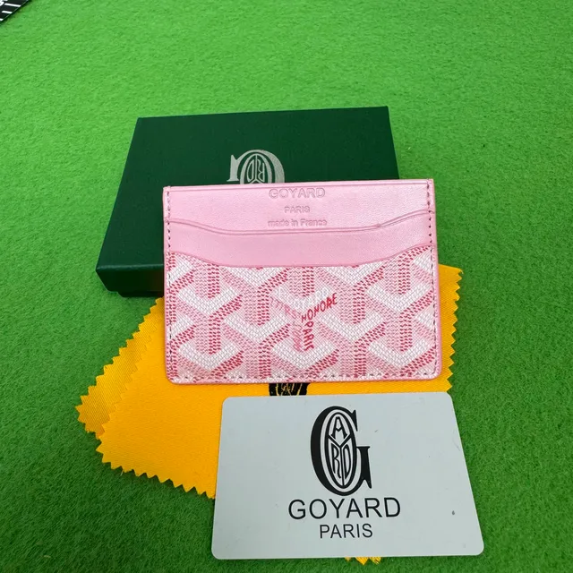 Goyard Card Holder Goyardine Canvas
