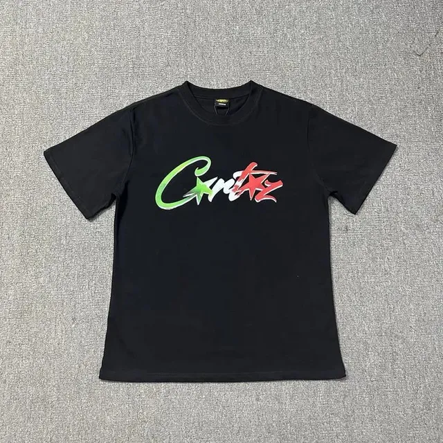 Corteiz Graphic Tee Green and Red Logo