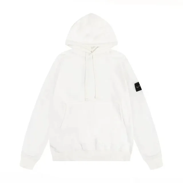 Stone Island Hooded Sweatshirt Solid