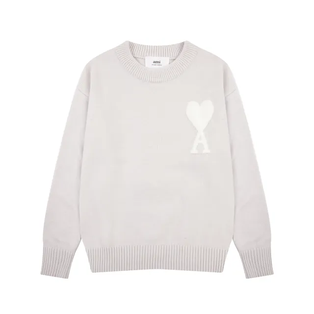 AMI Paris Knit Sweater Heart Logo