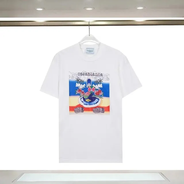 Casablanca Graphic Tee Tropical Print