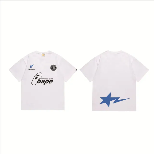 BAPE × Fragment Design Graphic Tee World Gone Mad