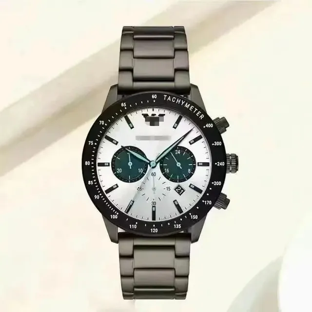 Emporio Armani Chronograph Watch Tachymeter Dial