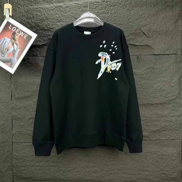 Dior Crewneck Sweatshirt Painted Logo
