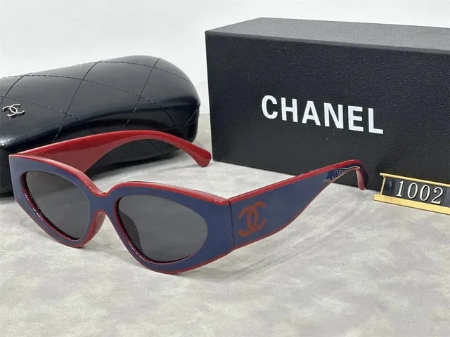 Chanel Cat-Eye Sunglasses Two-Tone