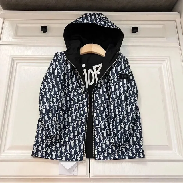 Dior Oblique Print Hooded Jacket Monogram