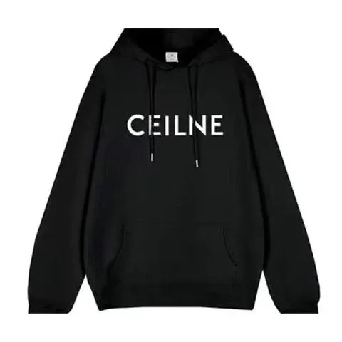Celine Hoodie Logo Print