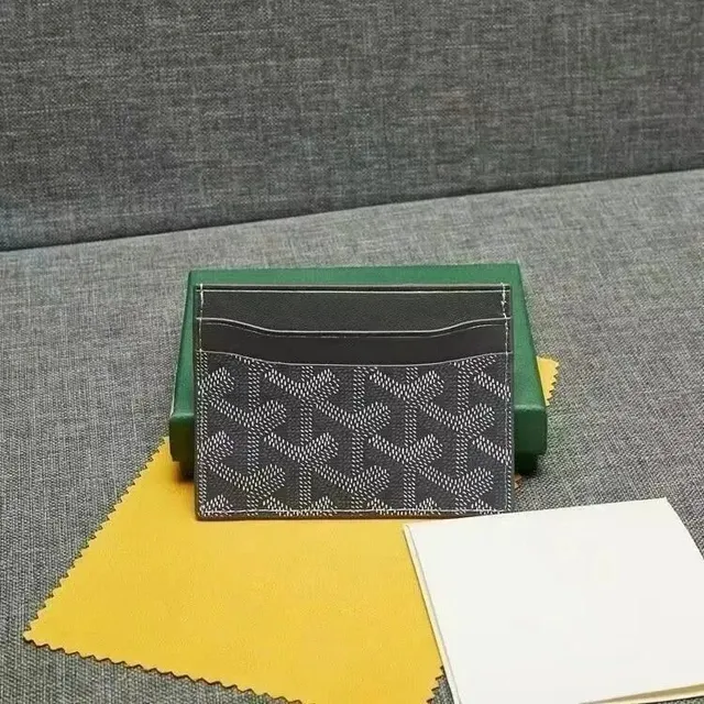 Goyard Card Holder Goyardine Canvas