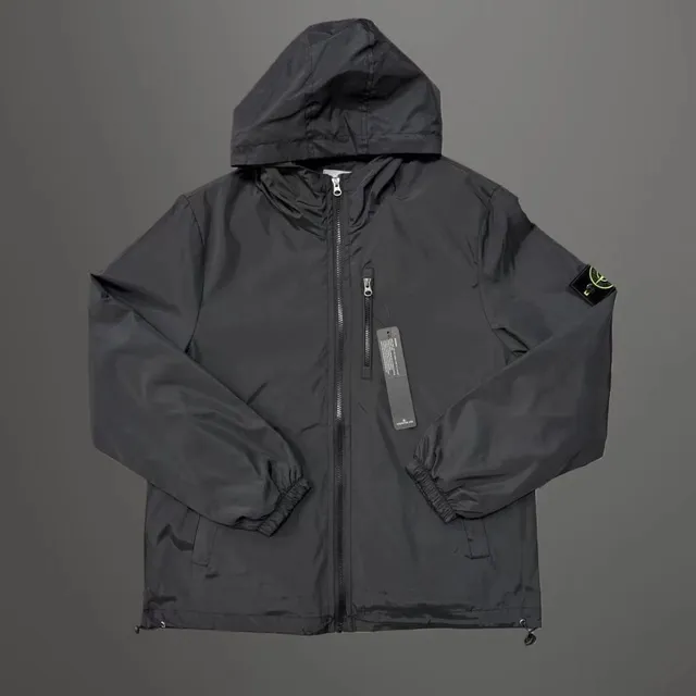Stone Island Windbreaker Jacket Black