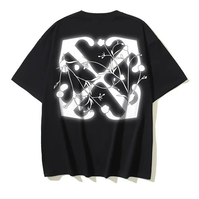 Off-White Graphic Tee Floral X Print