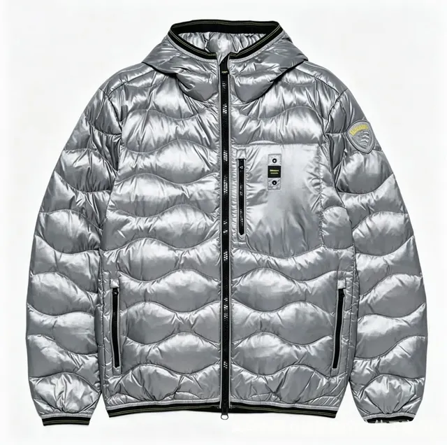 C.P. Company Goggle Jacket Metallic Wave Quilted