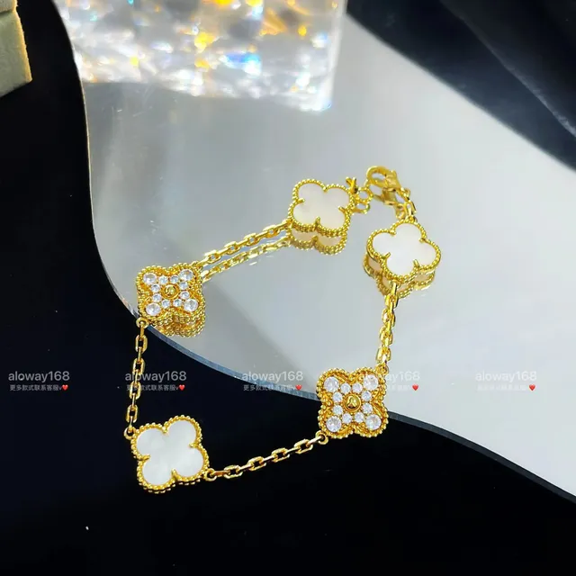 【带钻3+2】黄金色白贝母