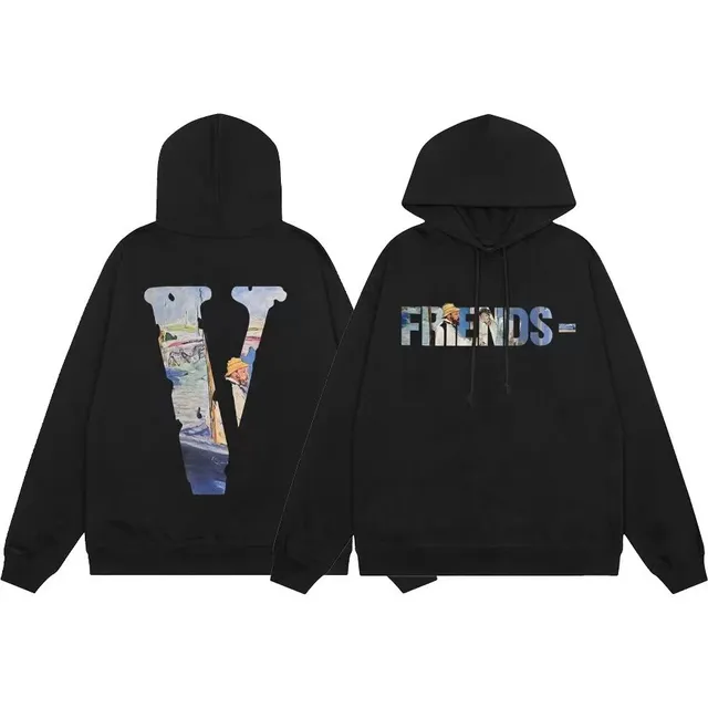 Off-White Hoodie V and FRIENDS Print