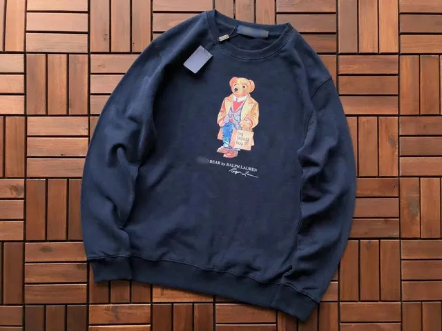 Polo Ralph Lauren Polo Bear Sweatshirt Big Brown Bag Print