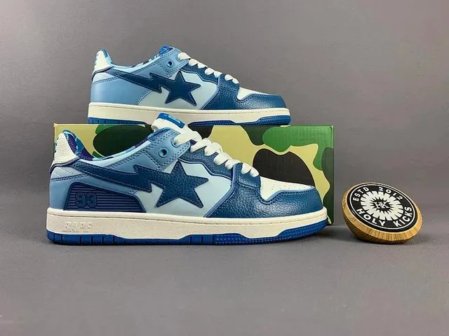 BAPE Shark Dunk Navy Blue Star
