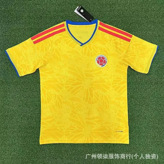 Adidas Colombia National Team Home Jersey 2018 World Cup Inspired
