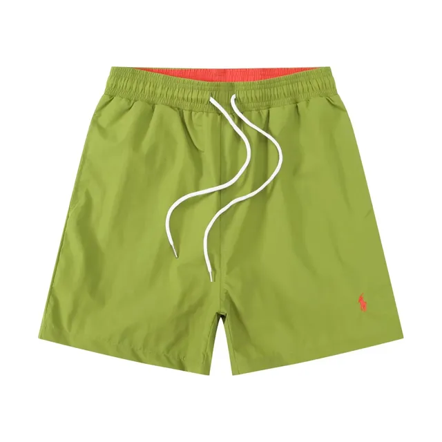 Polo Ralph Lauren Swim Shorts Lime Green with Orange Lining