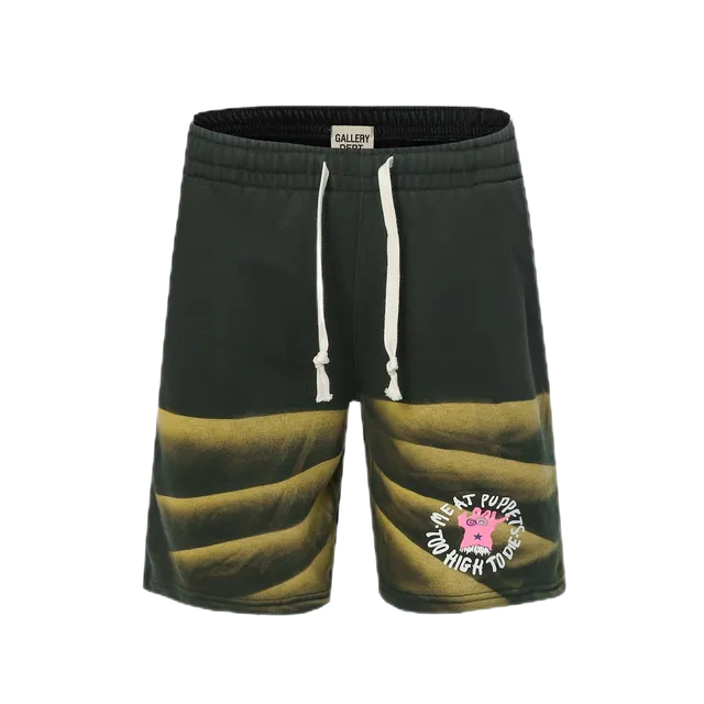 Gallery Dept. Printed Sweat Shorts Gradient Wash with Logo