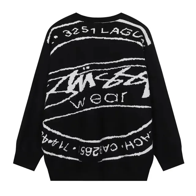 Stüssy Knit Sweater Logo Intarsia