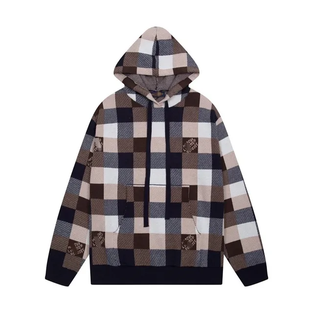 Louis Vuitton Checkered Hoodie Multicolor Gingham