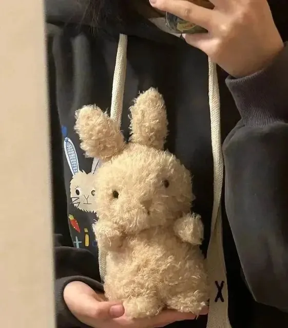 Be@rbrick Rabbit Plush Toy Fluffy Textured