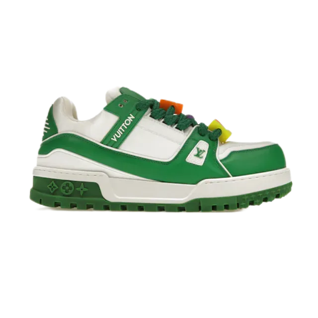 Louis Vuitton LV Trainer Green and White
