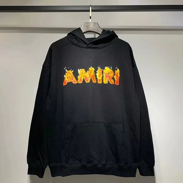 Amiri Hoodie Flame Logo
