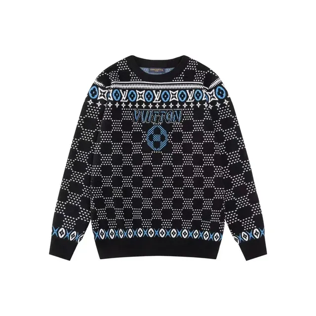 Louis Vuitton Knit Sweater Monogram Pattern