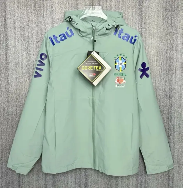 Brazilian light green windbreaker thin section