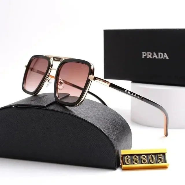 Prada Square Sunglasses Gradient Lens