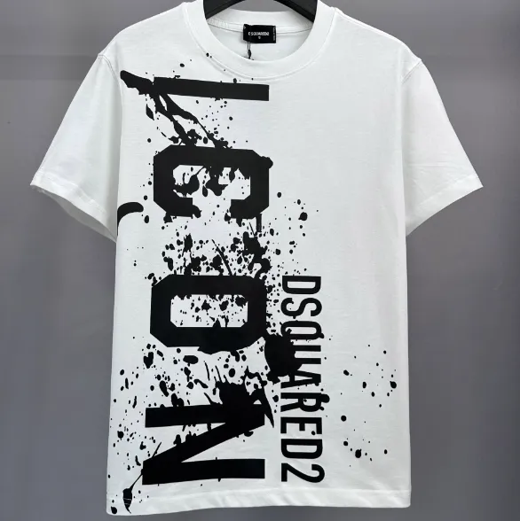 Dsquared2 Graphic T-Shirt Icon Print
