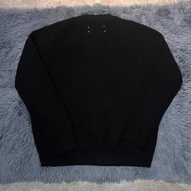 Maison Margiela Ribbed Crewneck Sweater Four-Stroke Stitch