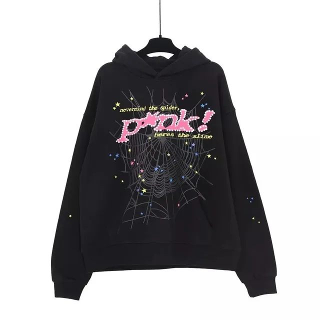 Sp5der Hoodie Spider Web Graphic