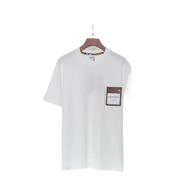 Burberry Pocket T-Shirt Leather Patch