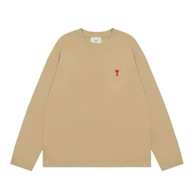 AMI Paris Long Sleeve Tee Heart Logo